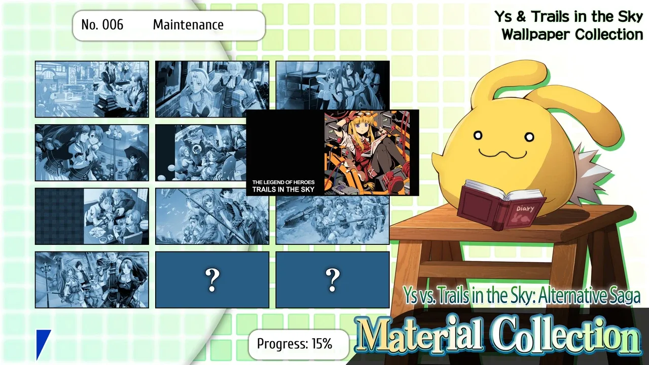 伊苏 vs. 空之轨迹：抉择传奇.Ys vs. Trails in the Sky: Alternative Saga