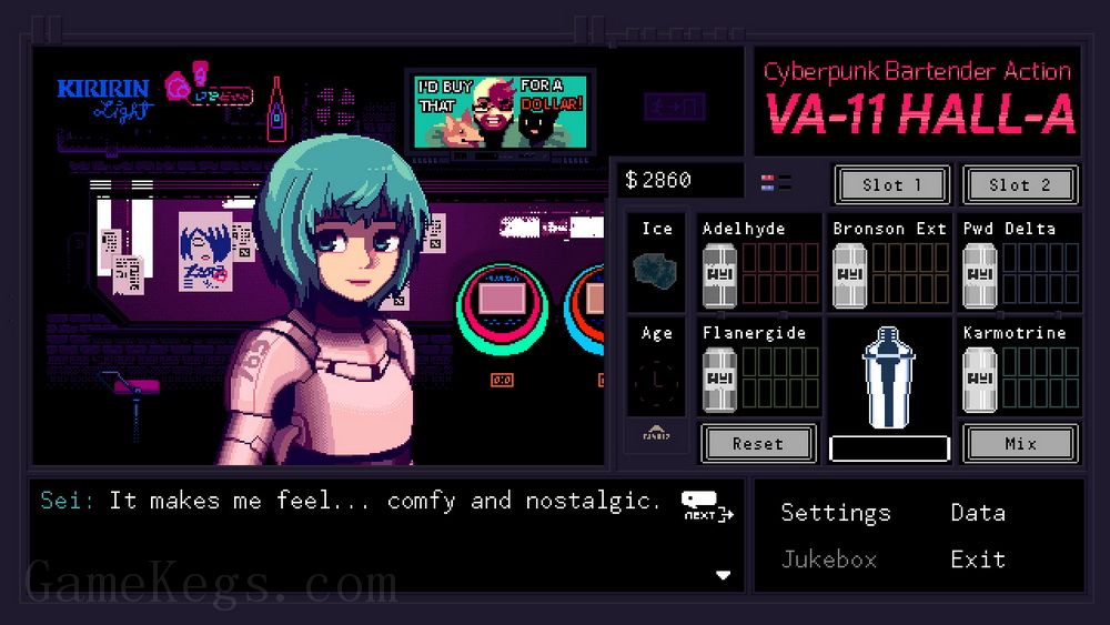 赛博朋克酒保行动.VA-11 HALL-A