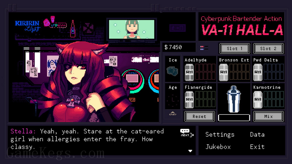 赛博朋克酒保行动.VA-11 HALL-A