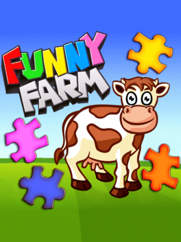 有趣的儿童农场动物拼图游戏.Funny Farm Animal Jigsaw Puzzle Game for Kids and Toddlers