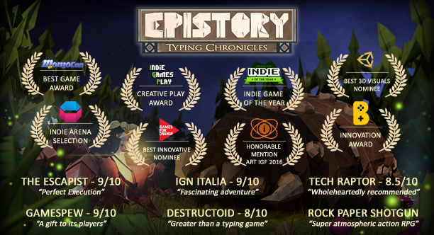 纸境奇缘.Epistory – Typing Chronicles 游戏截图
