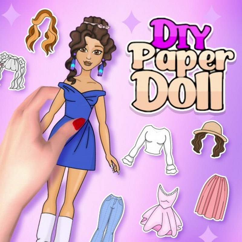 DIY纸娃娃.DIY Paper Doll