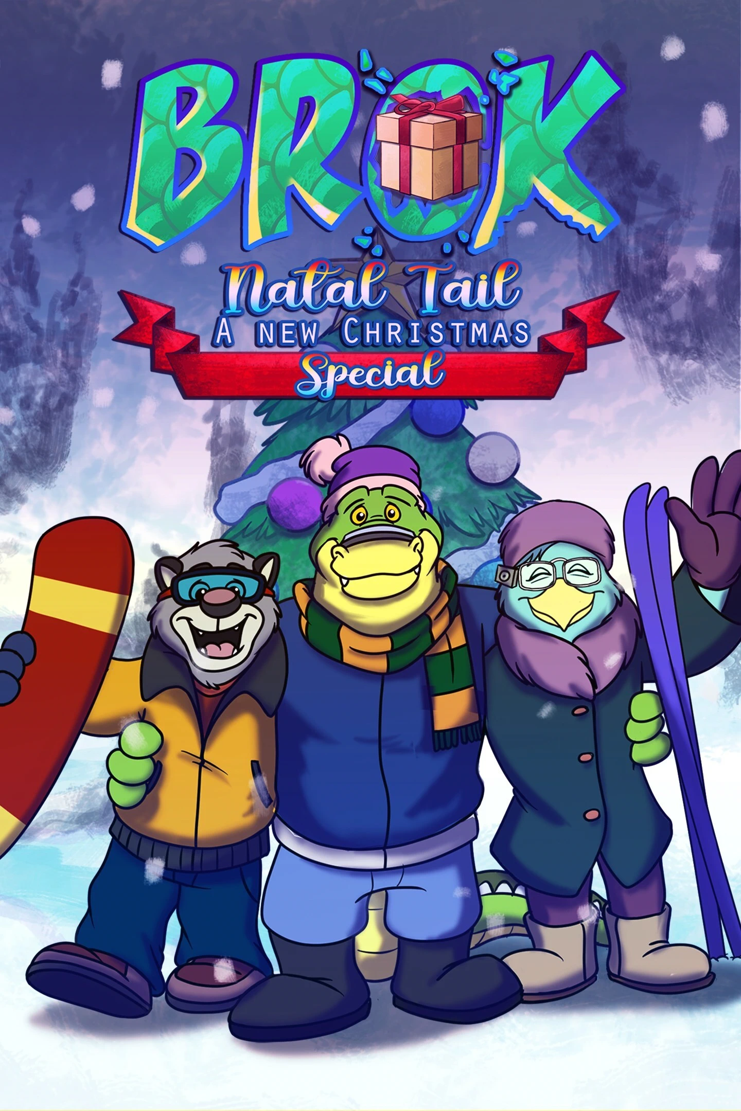 鳄鱼侦探布罗格：尾诞节，新的圣诞 – 特别版.Brok: Natal Tail, A New Christmas – Special