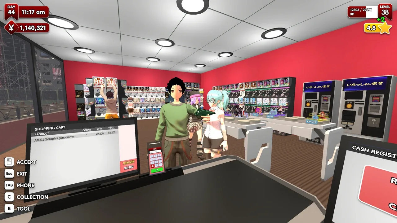 秋叶原盲盒店模拟器.Gacha Capsule Shop Simulator 预览图 3