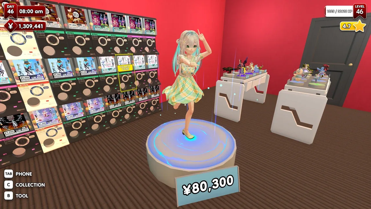 秋叶原盲盒店模拟器.Gacha Capsule Shop Simulator 预览图 4