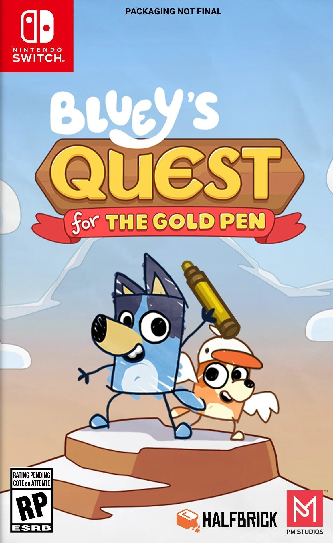 布鲁伊的寻找金色画笔之旅.Bluey’s Quest for the Gold Pen