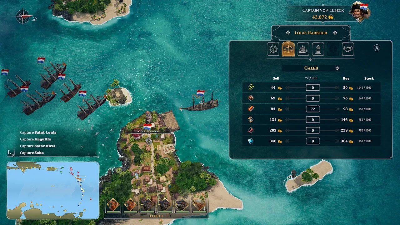 Corsairs: Battle of the Caribbean Screenshot 1