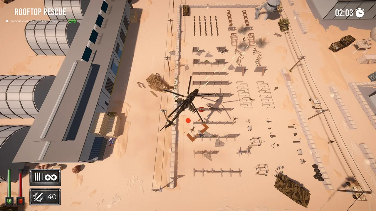 Helicopter Shooter: Hot Ace Heli War Borne Screenshot 1