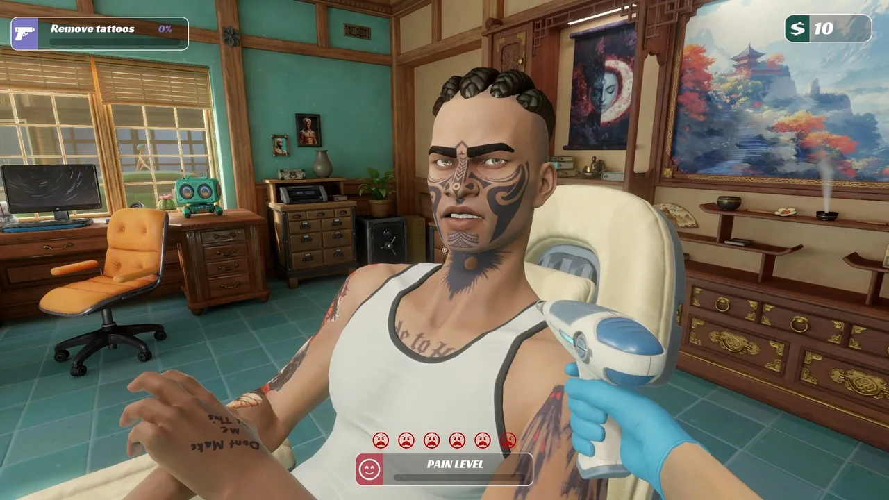 Tattoo Removal Simulator Screenshot 1