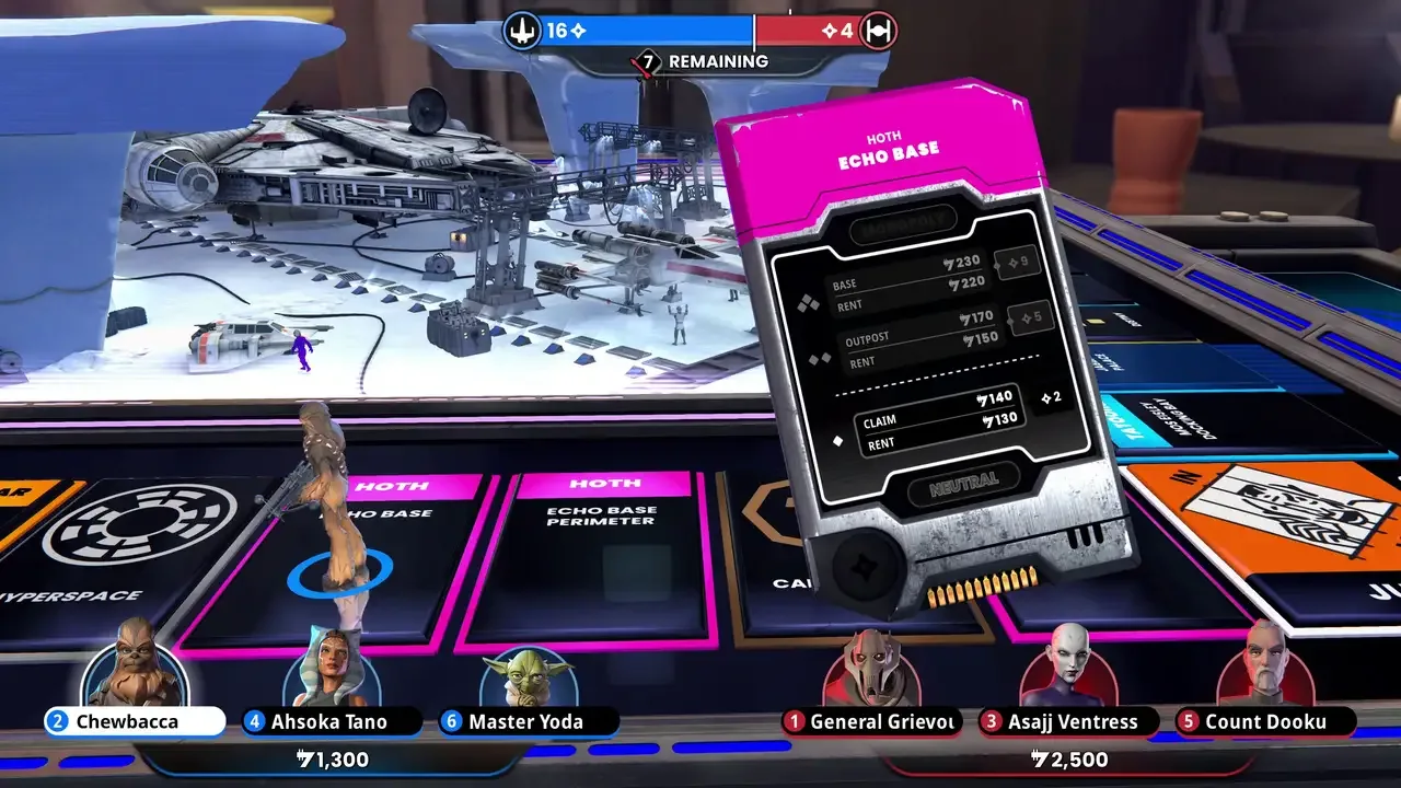 Monopoly: Star Wars Heroes vs. Villains Screenshot 1