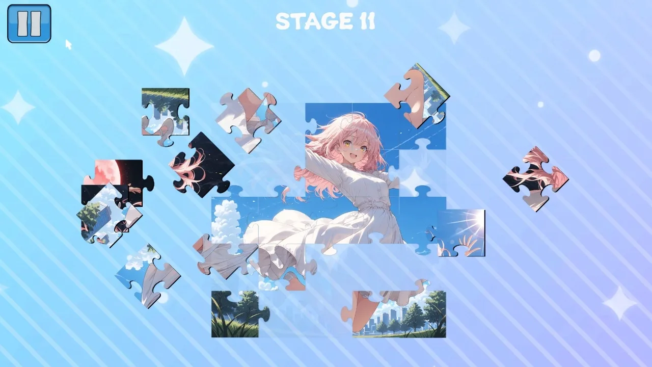 Flip-Flip Jigsaw Girls Screenshot 2