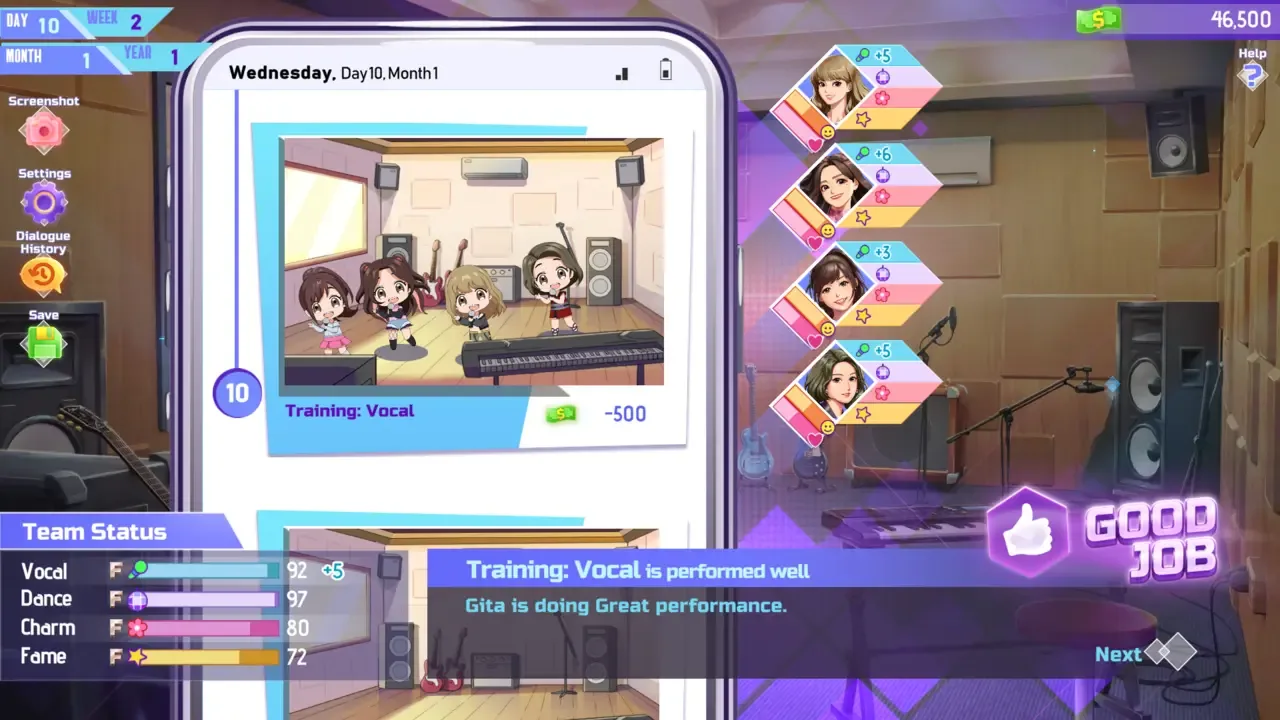 K-Pop Idol Stories: Road to Debut Screenshot 6
