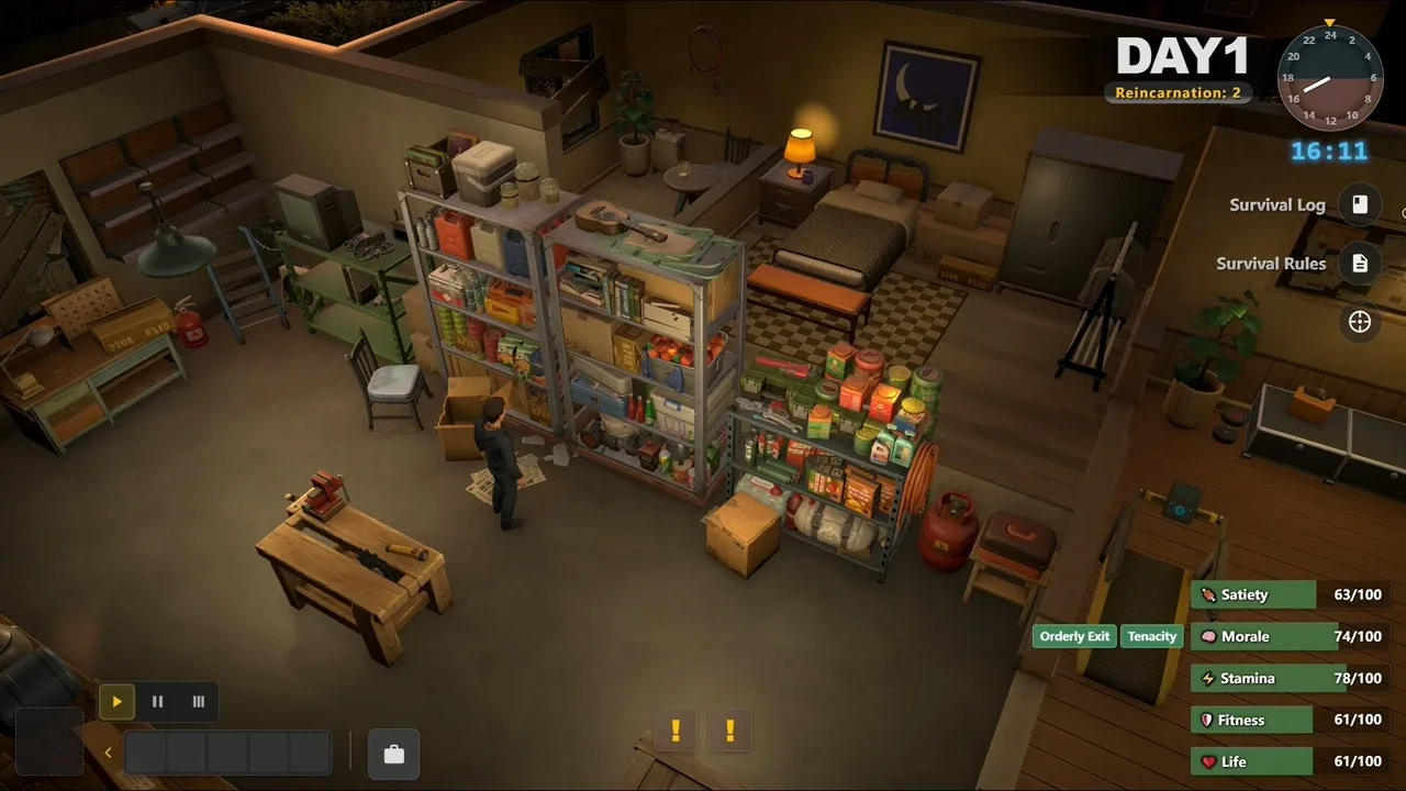 Survival Log Screenshot 1