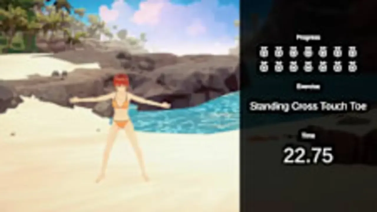 Anime Fitness: Summer Sweat Screenshot 5